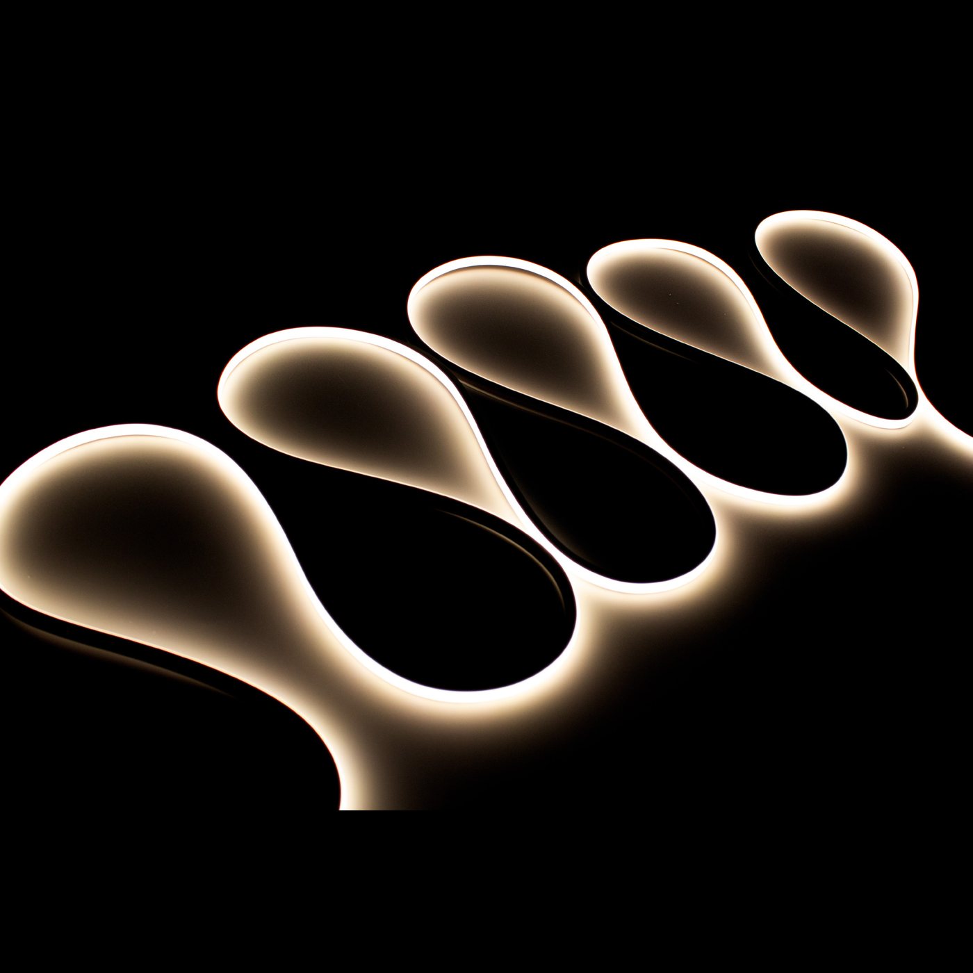 VeroLED Neon Flex Top Bend 6×6 — profilo flessibile architetturale