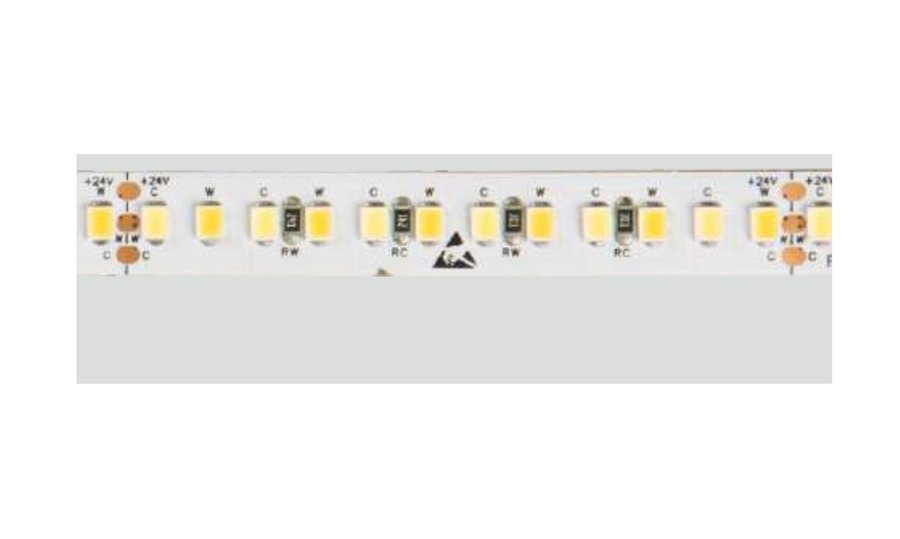 VeroLED Linea CCT — Striscia LED bianco dinamico 2700–6500K (24V)
