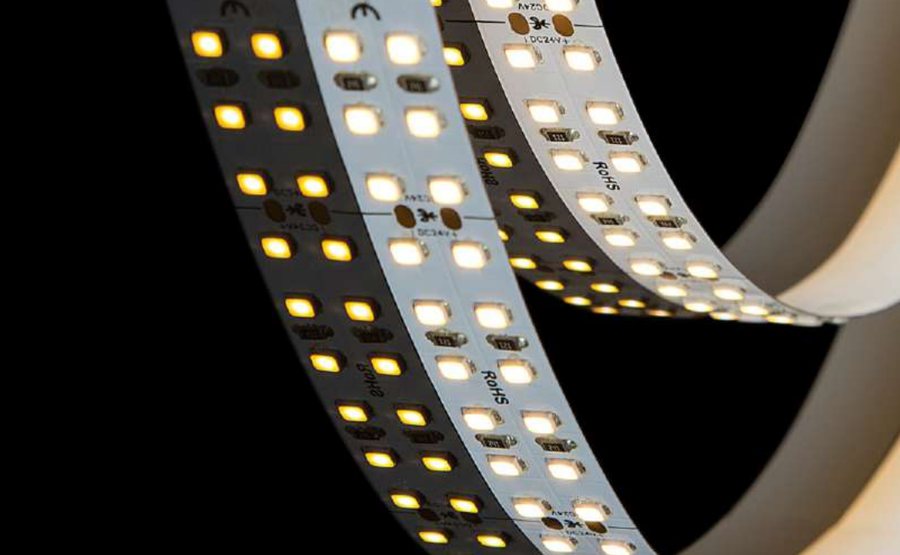 VeroLED Linea Wide — Striscia LED doppia fila 15 mm alta resa (24V)