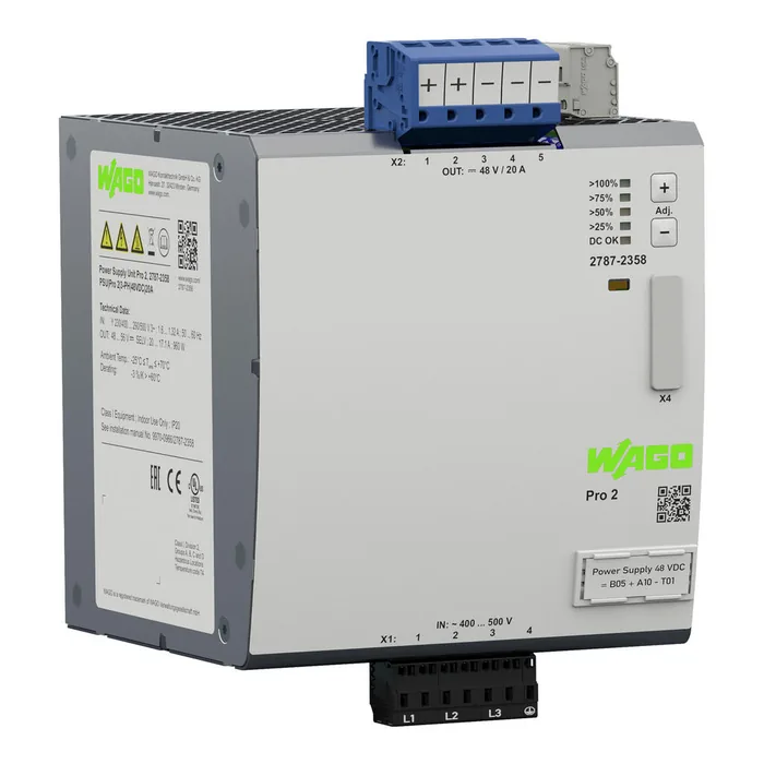 WAGO 2787-2358 — Alimentatore · Pro 2 · 3 fase