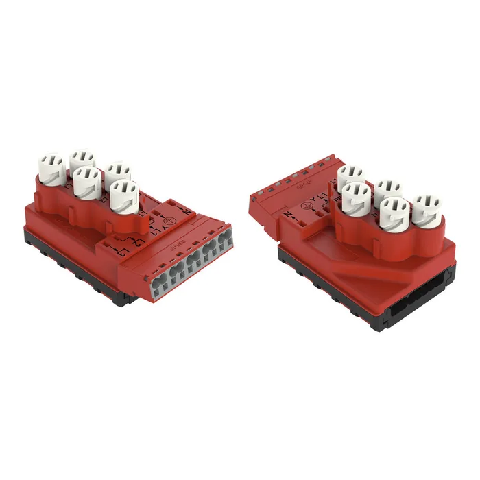 WAGO 772-267 — Alimentatore · 5 x 2,5 mm² + 2 x 1,5 mm² · 5 poli · rosso