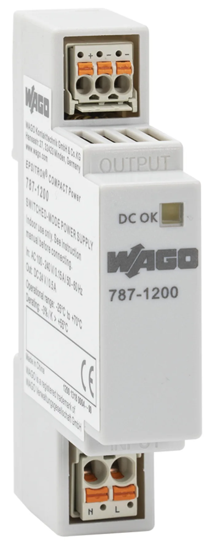 WAGO 787-1200 — Alimentatore switching · Compact · 1 fase
