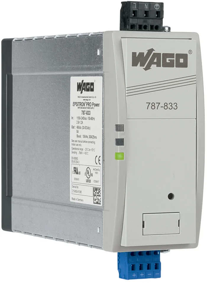 WAGO 787-833 — Alimentatore switching · Pro · 1 fase