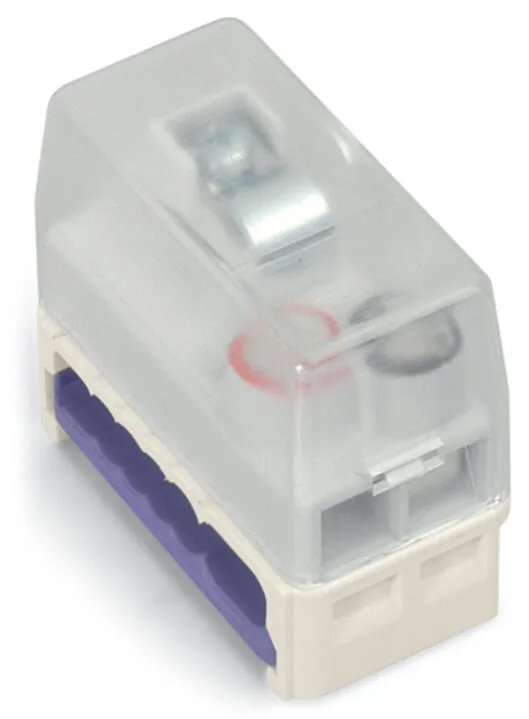 WAGO 893-261 — Alimentatore · per cavo piatto · 5 x 2,5 mm² + 2 x 1,5 mm² · grigio