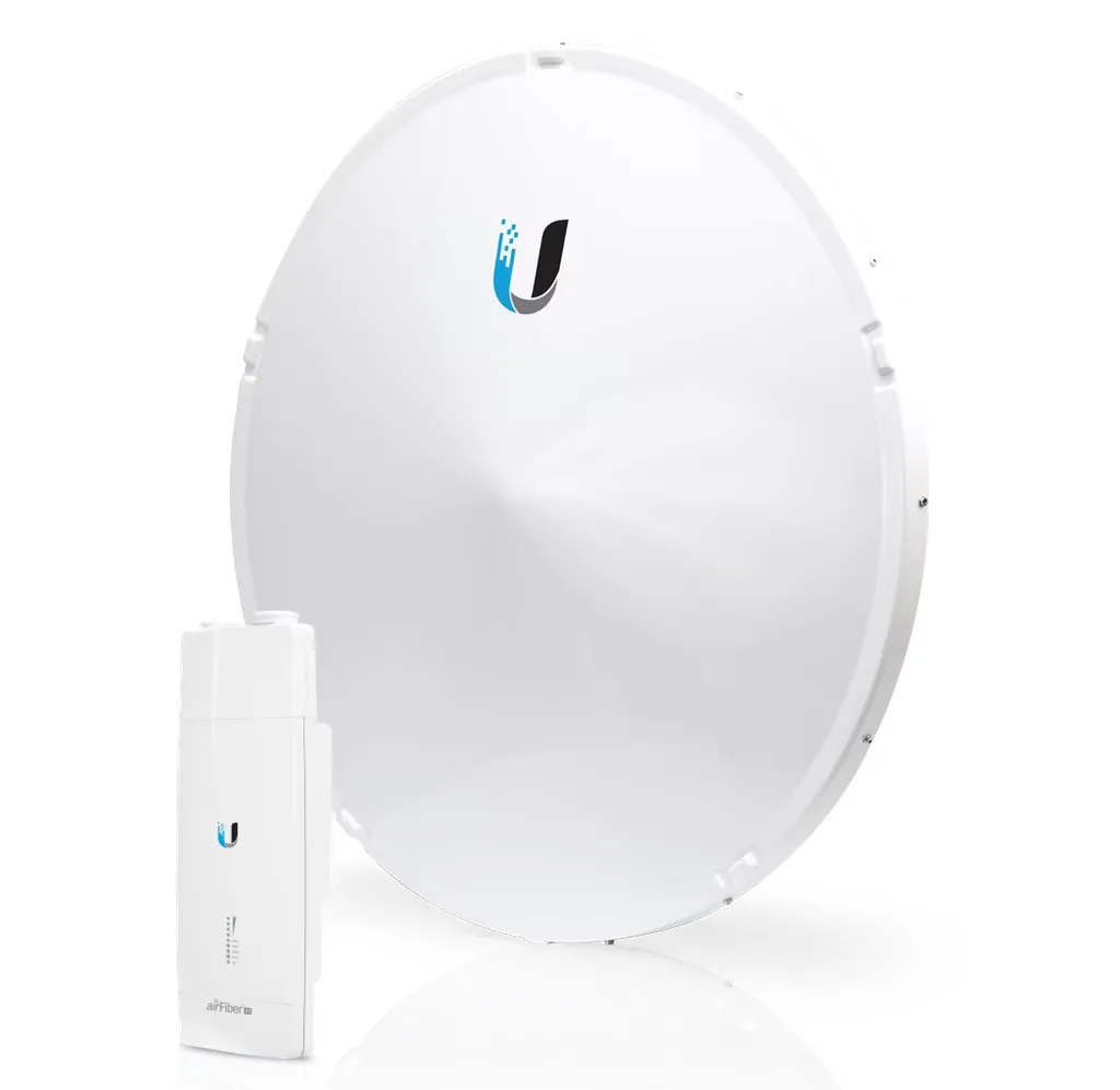airFiber 11 GHz Low-Band Backhaul Radio with Dish Antenna — UniFi antenna